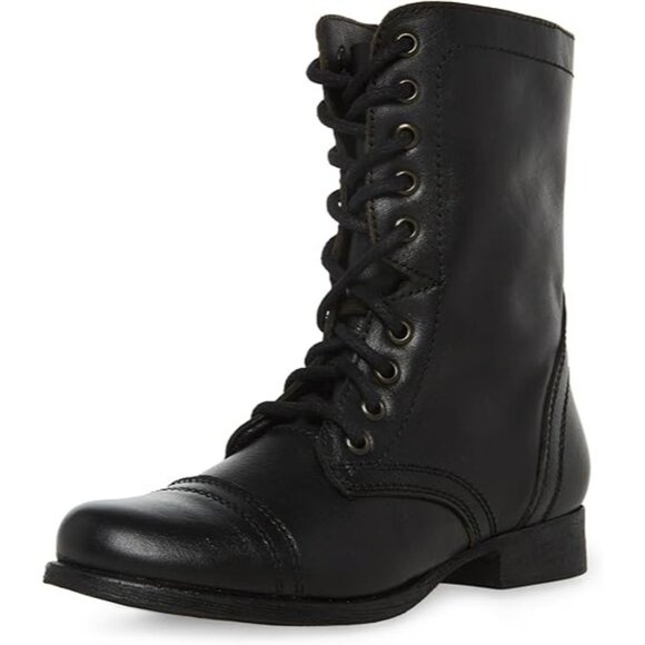Steve Madden Women's Troopa Lace-up Boots - Picture 1 of 6